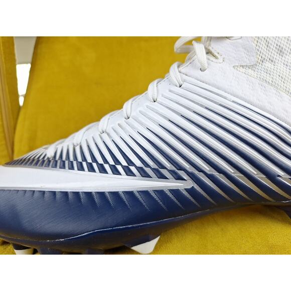 Nike Vapor VPR Football Cleats 847089-114 Men\'s》 SIZE 15《 Navy Blue / White main image 14
